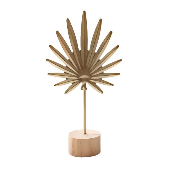 Nordic Style Iron Art Ginkgo Leaf Decoration Creative Home Living Room Entrance And Wine Cabinet Light Luxury Metal Crafts Sculptures & Figurines