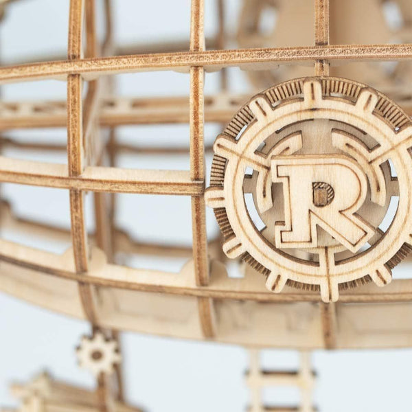 Umpkin Cart Hot Air Balloon Airship Gramophone Wooden Puzzle Wooden Educational Toys