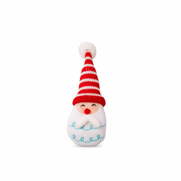Christmas Decoration Cartoon Striped Pom Hanging Ornament Pointed Hat Old Man Head Tree Seasonal Decorations