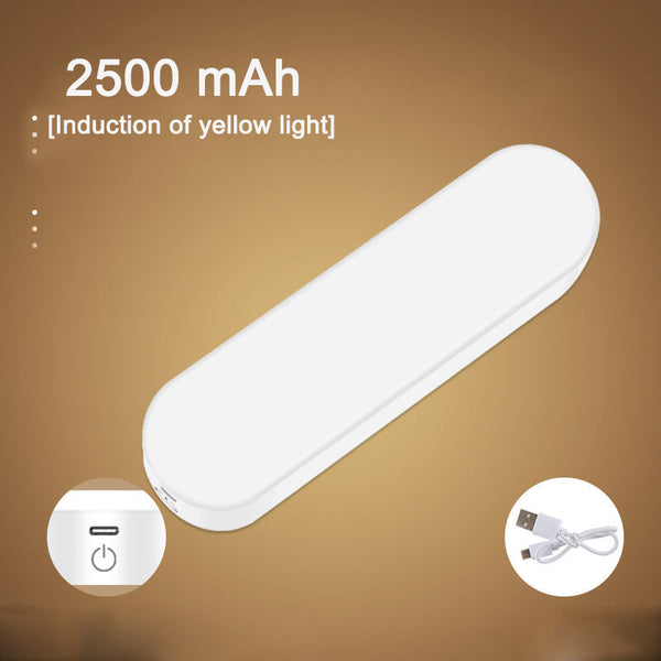 Human Body Sensing Night Light Intelligent Charging Bedroom Bedside Voice Control Home Wireless Corridor Cabinet Night Lights