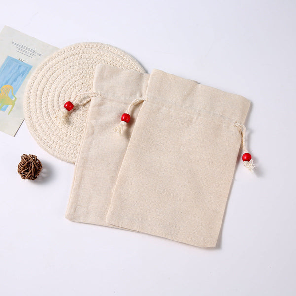 Santa Claus Candy Packaging Cotton And Linen Cloth Bags Christmas Gift Gift Bags