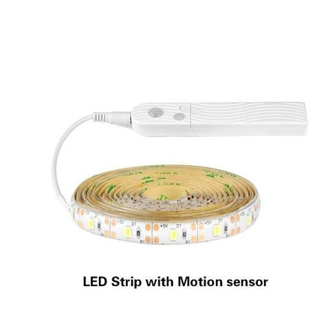 Motion Sensor Led Light Strips Night Home Safety Night Lights