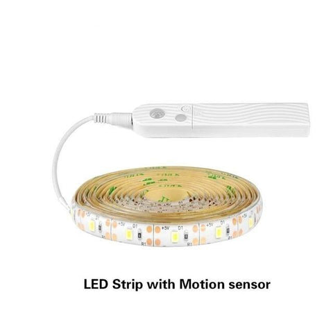 Motion Sensor Led Light Strips Night Home Safety
