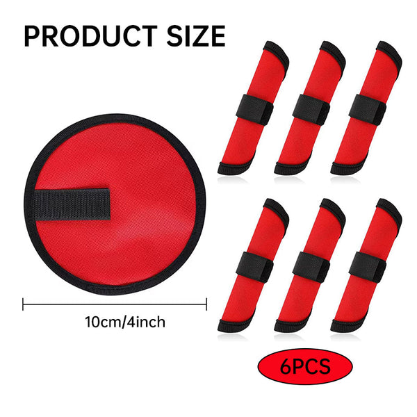 6 Piece Set Of 5.9 Inch Lure Wraps. Doubles As Covers Gloves Hook Protectors. Keeps Anglers Safe While Fishing. Other Tackle & Accessories