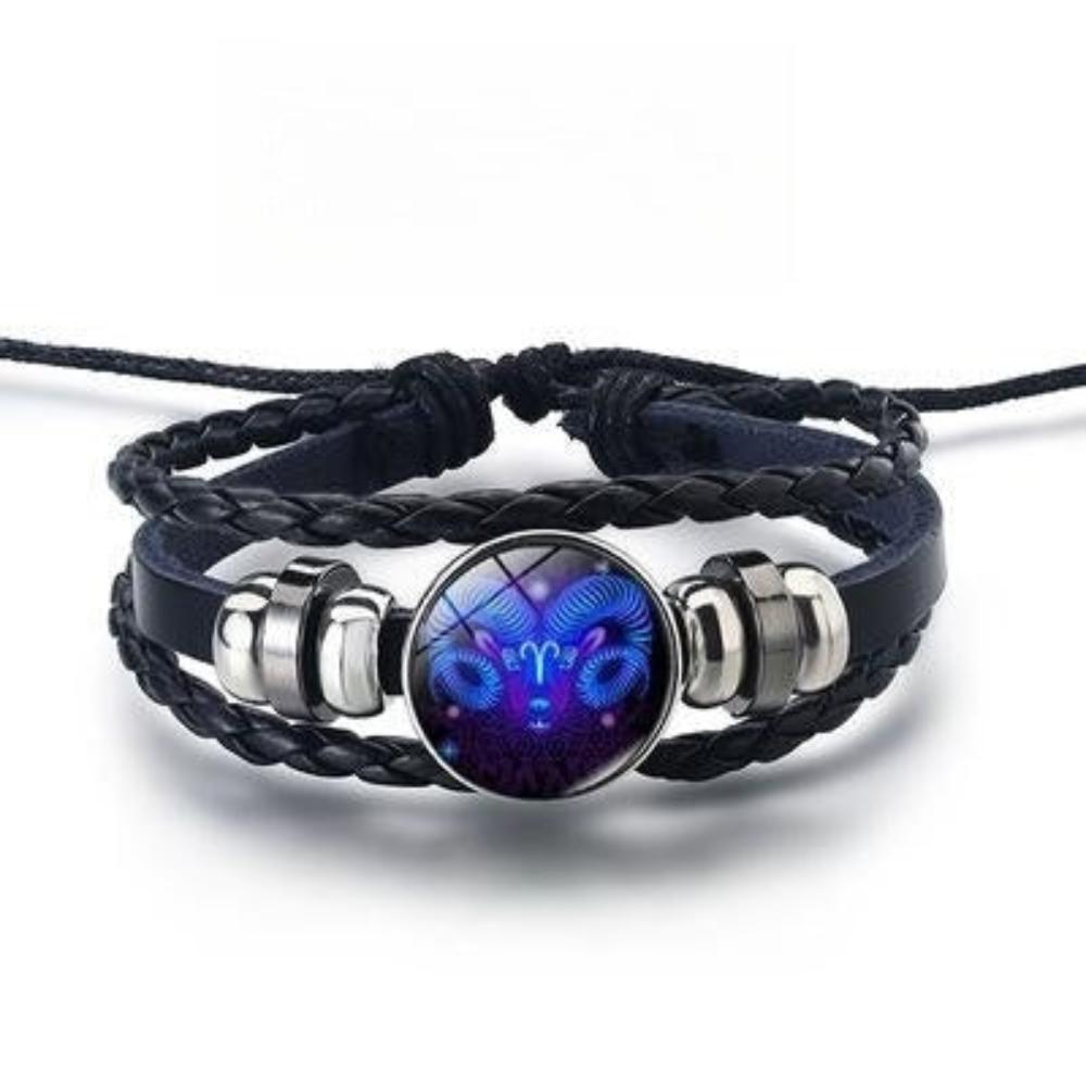 Veile Studios 12 Constellations Luminous Bracelet Fashion Nightlight Starry Sky For Men Women Children Bracelets