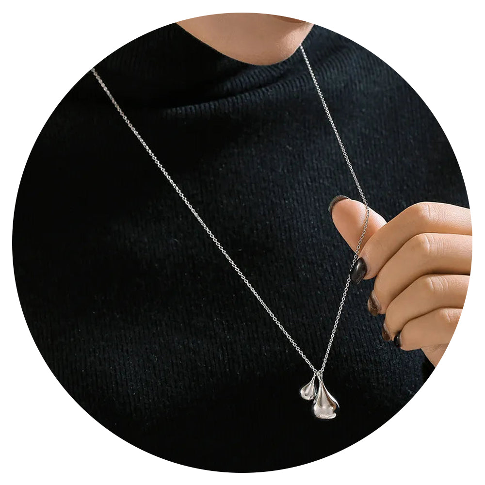 Veile Studios Simple And Versatile Stainless Steel Gold Plated Sweater Chain Jewelry Chains Necklaces