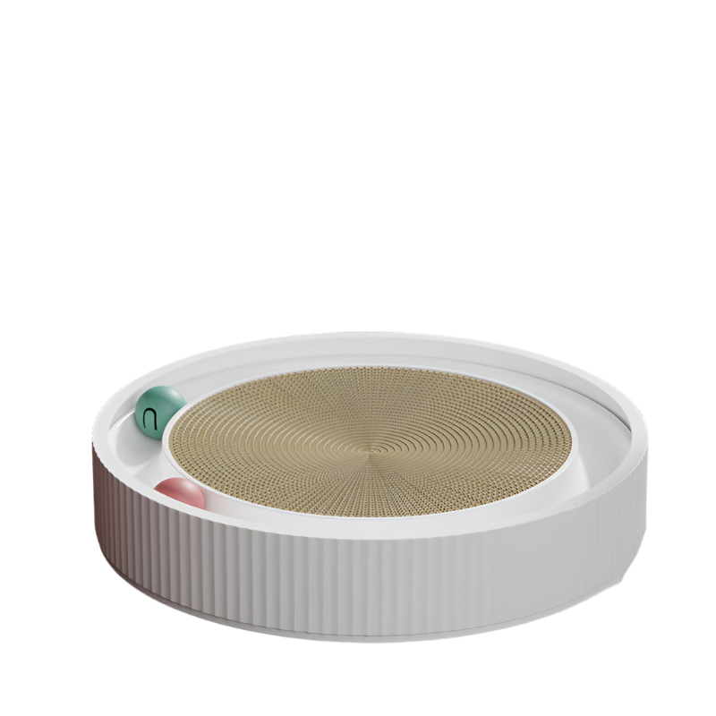 Multi Function Round Cat Scratching Board With Ball Toy Scratcher Funny Sharpen Nails Scraper Can Replace Nest For Cats Furniture & Scratchers