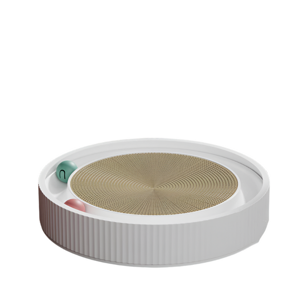 Multi Function Round Cat Scratching Board With Ball Toy Scratcher Funny Sharpen Nails Scraper Can Replace Nest For Cats Furniture & Scratchers