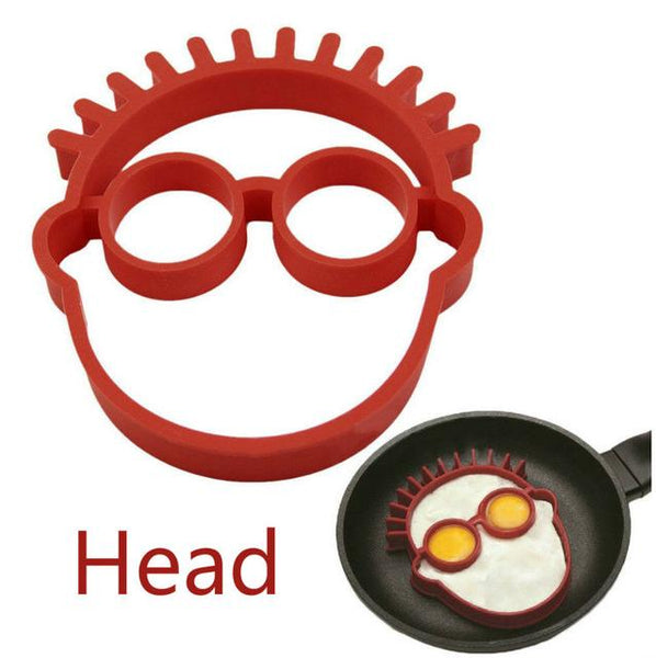 Novelty Fried Egg Breakfast Silicone Cooking Mold Kitchen Gadgets Cooking Utensils