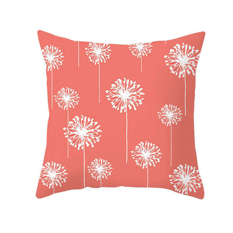 45 X 45Cm Coral Cushion Cover Dandelions