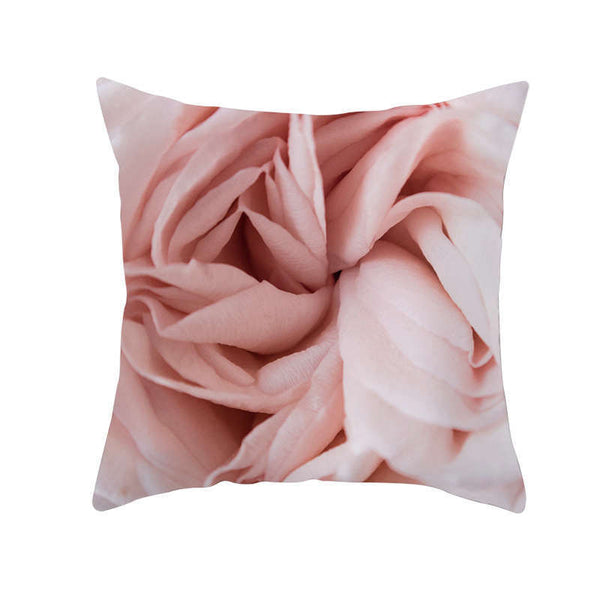 45 X 45Cm Flower Cushion Cover Beige Petal Cushions & Decorative Pillows