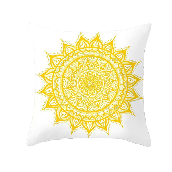 45 X 45Cm Gold Printed Cushion Cover Cushions & Decorative Pillows