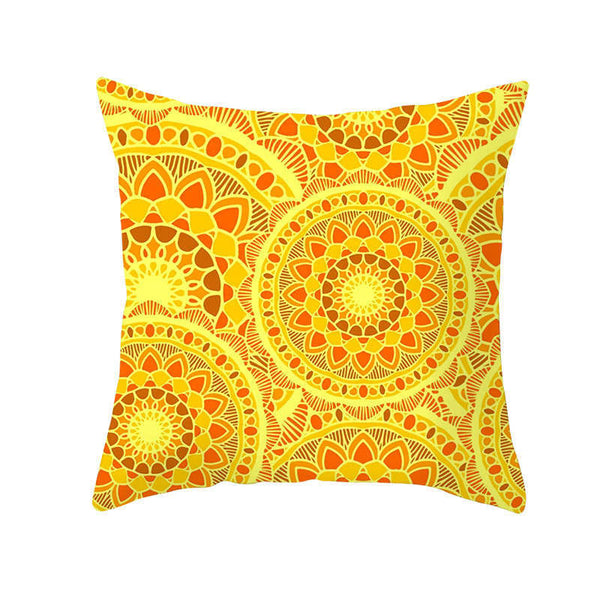 45 X 45Cm Gold Printed Cushion Cover Cushions & Decorative Pillows