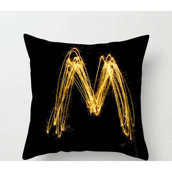 45 X 45Cm Letter Cushion Cover Ver 61 Cushions & Decorative Pillows