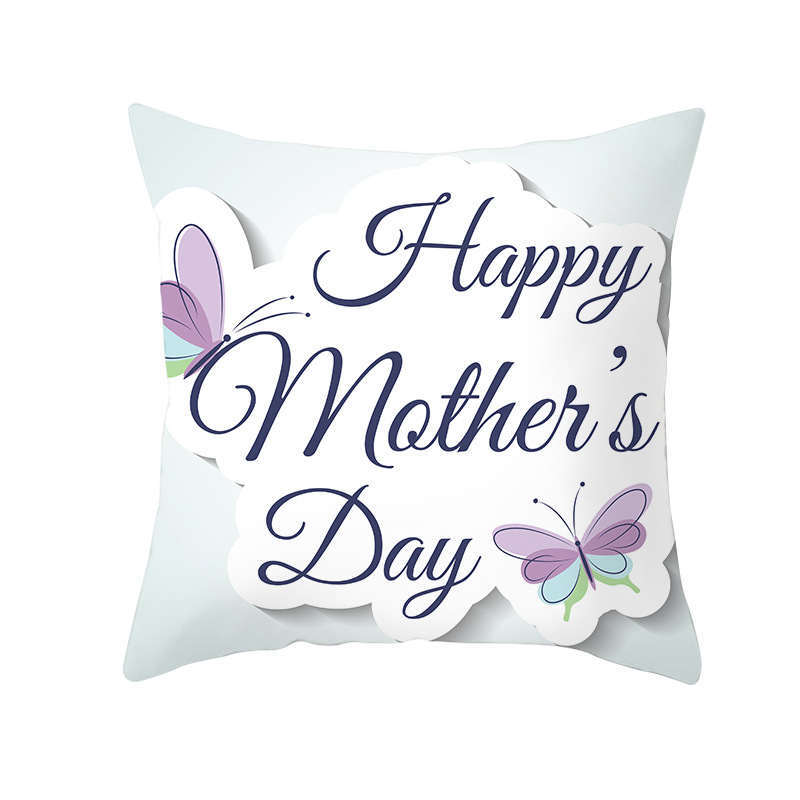 45 X 45Cm Mother's Day Cushion Cover Butterflies Cushions & Decorative Pillows