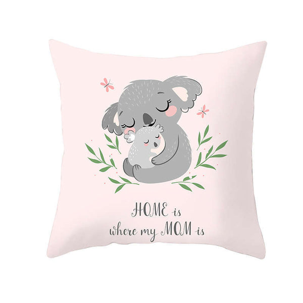 45 X 45Cm Mother's Day Cushion Cover Koala Love Cushions & Decorative Pillows