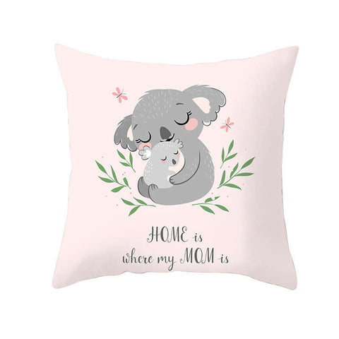 45 X 45Cm Mother's Day Cushion Cover Koala Love Cushions & Decorative Pillows
