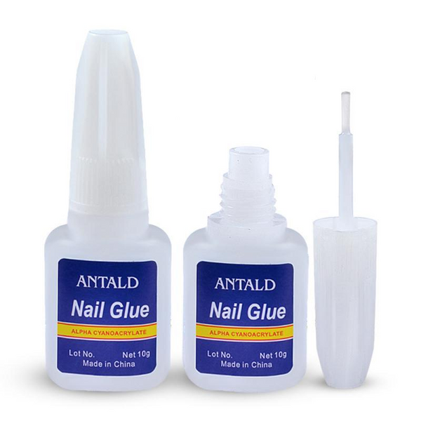 10 Gram Blue Bottle With Brush Nail Glue For Easy Application And Firm Bonding Nail Art Tools