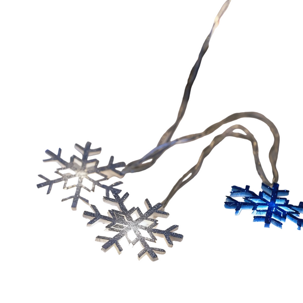 Non Woven Snowflake Christmas Light Led String Seasonal Decorations