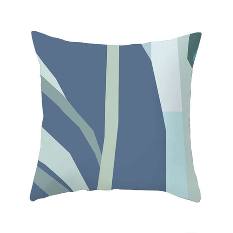 45 X 45Cm Abstract Cushion Cover Blue Green