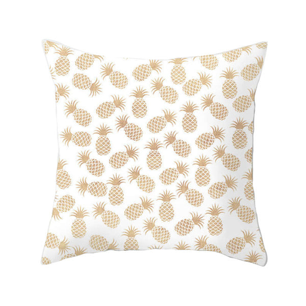 45 X 45Cm Gold Printed Cushion Cover Cushions & Decorative Pillows