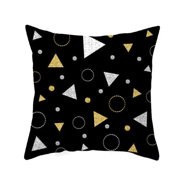 45 X 45Cm Gold Printed Cushion Cover Cushions & Decorative Pillows