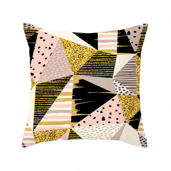 45 X 45Cm Gold Printed Cushion Cover Cushions & Decorative Pillows