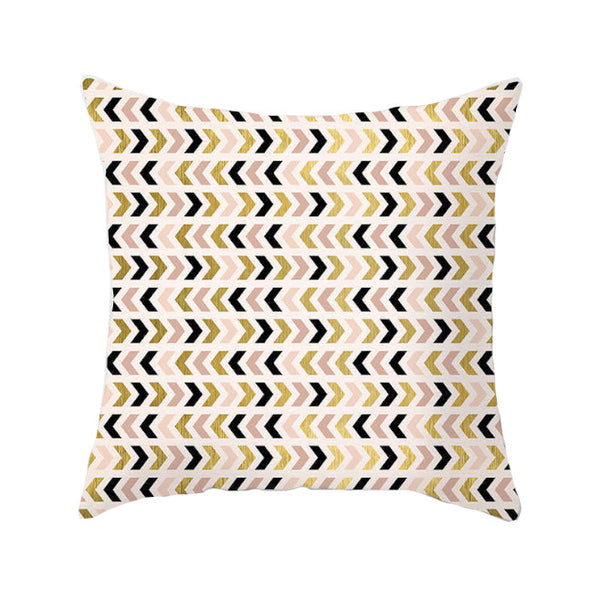 45 X 45Cm Gold Printed Cushion Cover Cushions & Decorative Pillows