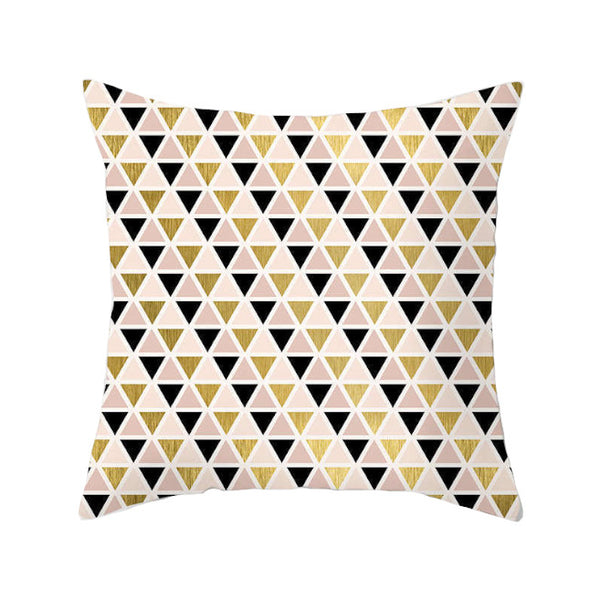 45 X 45Cm Gold Printed Cushion Cover Cushions & Decorative Pillows