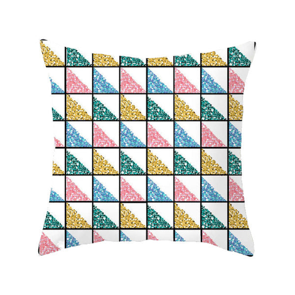 45 X 45Cm Gold Printed Cushion Cover Cushions & Decorative Pillows