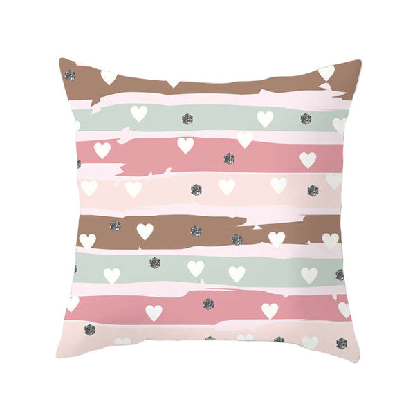 45 X 45Cm Gold Printed Cushion Cover Cushions & Decorative Pillows