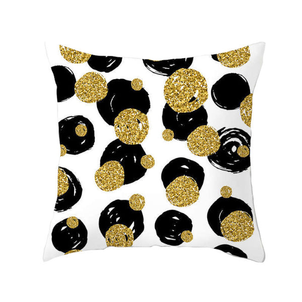 45 X 45Cm Gold Printed Cushion Cover Cushions & Decorative Pillows