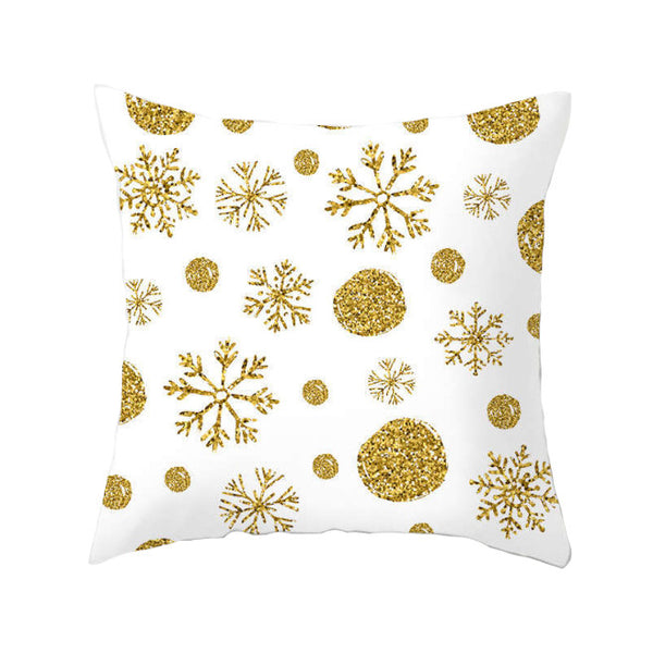 45 X 45Cm Gold Printed Cushion Cover Cushions & Decorative Pillows