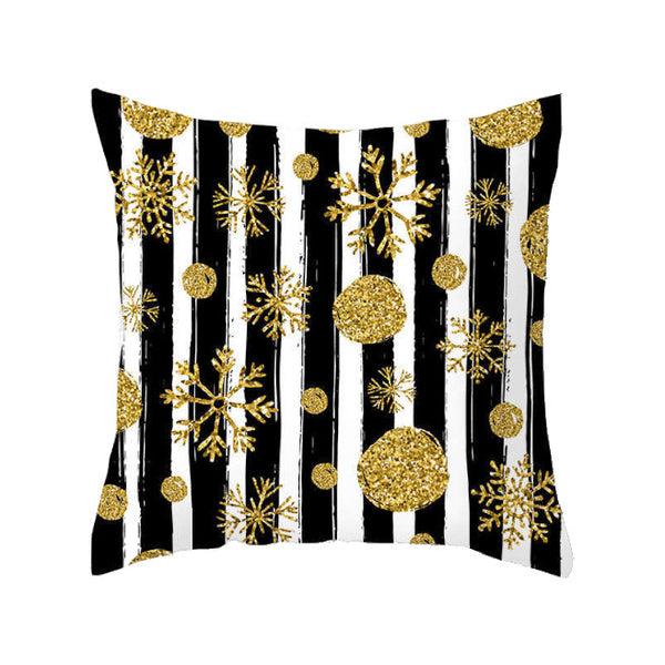 45 X 45Cm Gold Printed Cushion Cover Cushions & Decorative Pillows