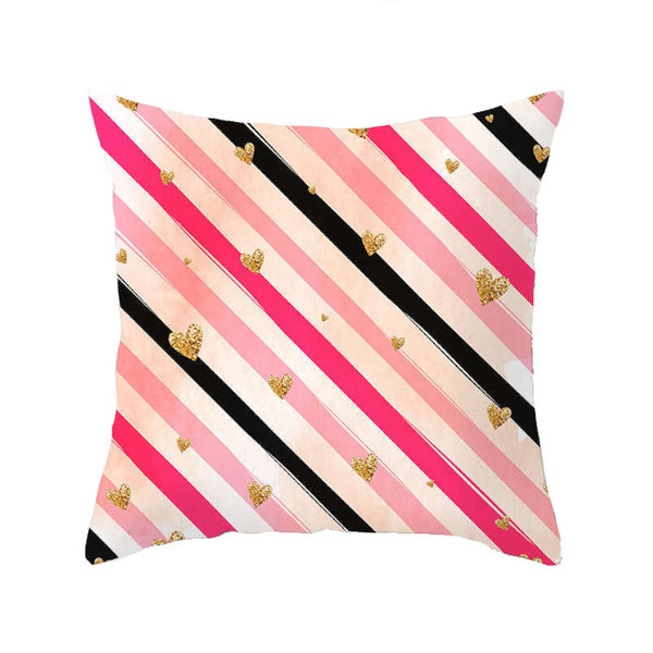 45 X 45Cm Gold Printed Cushion Cover Cushions & Decorative Pillows