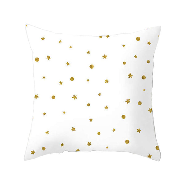 45 X 45Cm Gold Printed Cushion Cover Cushions & Decorative Pillows
