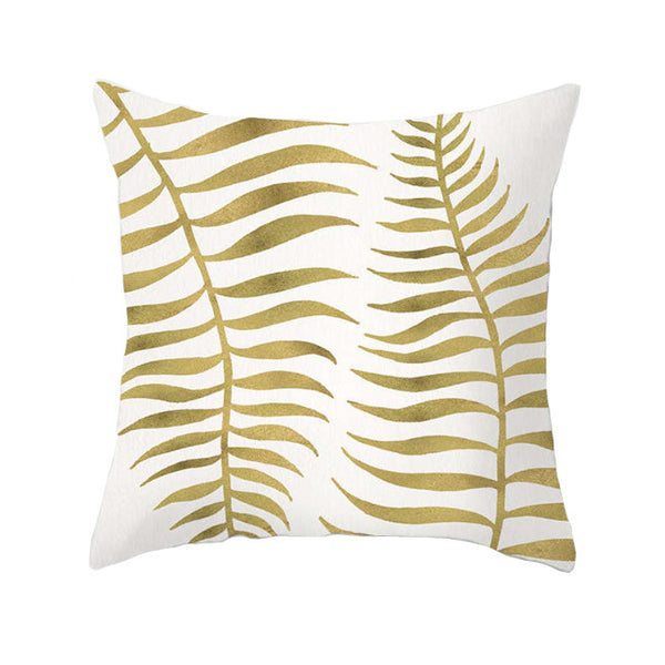 45 X 45Cm Gold Printed Cushion Cover Cushions & Decorative Pillows
