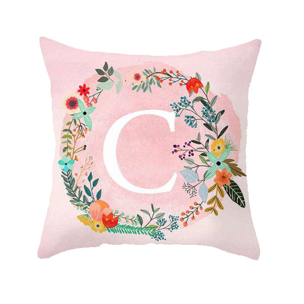 45 X 45Cm Letter Cushion Cover Wreath Cushions & Decorative Pillows