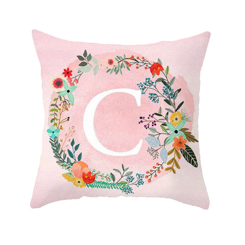 45 X 45Cm Letter Cushion Cover Wreath Cushions & Decorative Pillows
