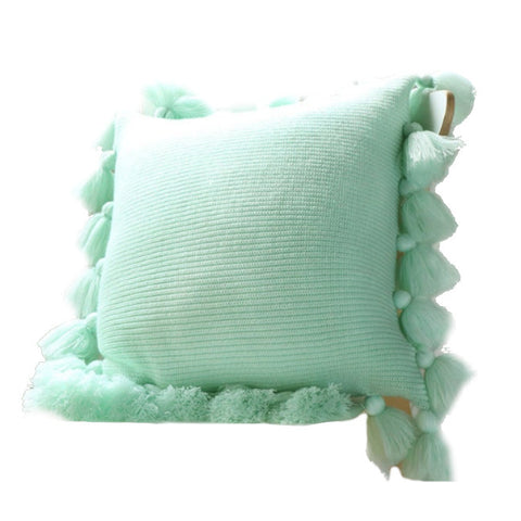 45 X 45Cm Nordico Handmade Cozy Knit Button Cushion Cover Ver 7