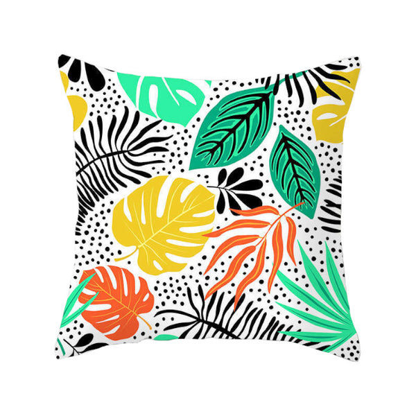 45 X 45Cm Stylish Green Red Yellow Pineapple Cushion Cover Cushions & Decorative Pillows