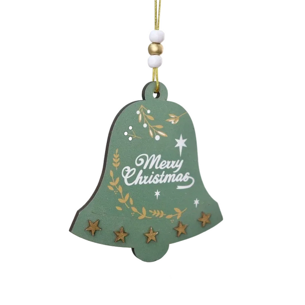 Christmas Bell Ornament For Tree Hotel Diy Atmosphere Decoration Hanging Seasonal Decorations