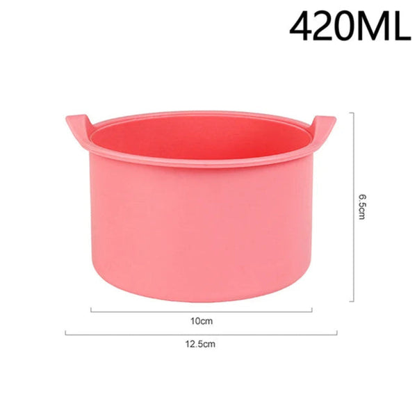Wax Warmer Heat Resisting Replacement Silicone Bowls Hair Removal With Stirring Stick Non Pan Tool Hair Removal Wax