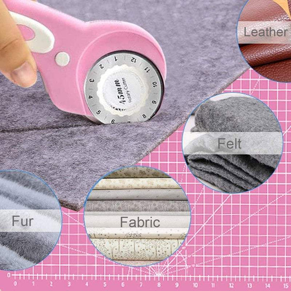 Craft Cutting Tools 45Mm Rotary Cutter Board Set A3 Self Healing Mat Fabric Cutters & Trimmers