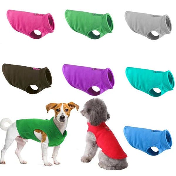 Dog Clothing Thickened Solid Color Fleece Pet Supplies Dog Clothing & Shoes