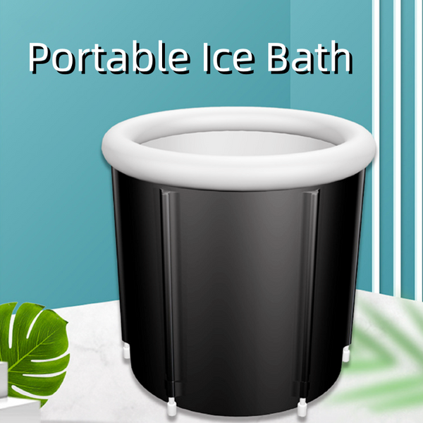 Ice Baths Inflatable Air Ring Pvc Tub Holder Foldable Ice Buckets