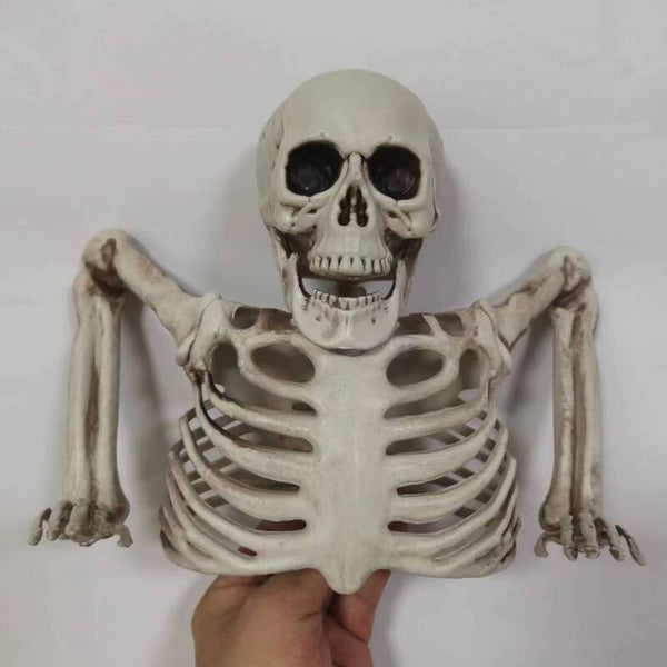 Halloween Glowing Skull Skeleton Half Body Spooky Props Decoration Seasonal Decorations