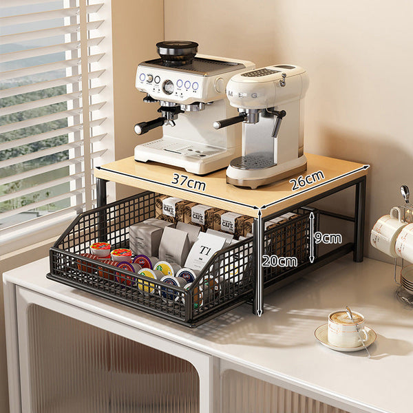 Modern Kitchen Microwave Shelf Space Saving Countertop Storage For Appliances Elegant Design Other Kitchen Storage