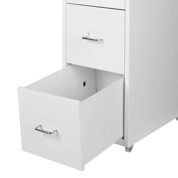 Levede 4 Drawer Office Drawers Cabinet White Cabinets & Cupboards