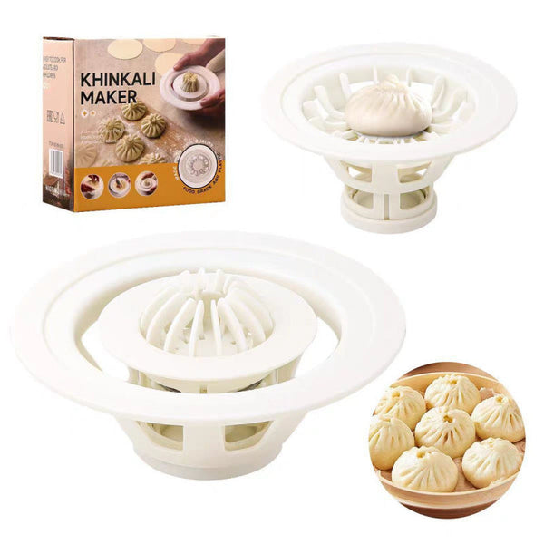 Black And White Plastic Steamed Bun Mold With Pattern For Kitchen Tools Pasta Makers Moulds & Presses